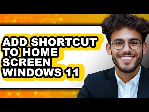 How to Add Shortcut to Home Screen Windows 11 (only Way)