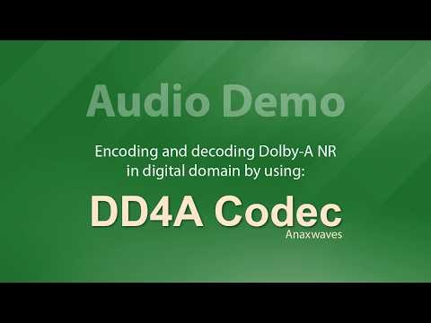 DD4A Codec Software Dolby-A Audio Demo