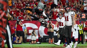 Tez Johnson Catches TD, Does Incredible Backflip Celebration | Bills vs. Bucs Highlights