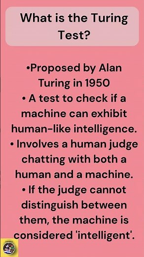 What is the Turing Test?🤔#alanturing #turing #turingtest