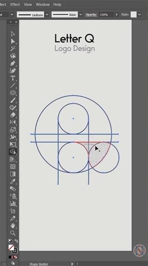Letter Q Logo Design in adobe illustrator || illustrator tutorial 2026