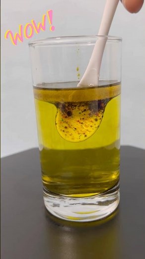 Density & Solubility Experiment!🤗#science #experiment #shorts …