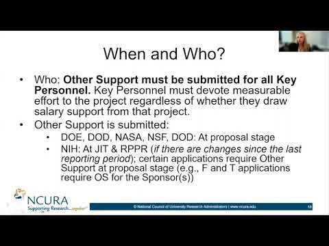 What is Other Support?