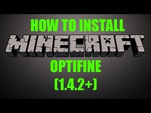 Minecraft - How to install the "Optifine Mod" (1.4.4+)