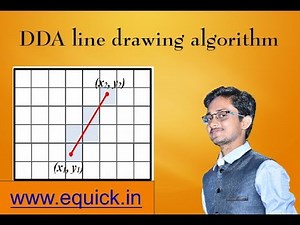 DDA line drawing algorithm
