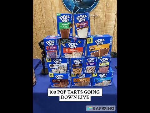 100 POP TARTS IN 60 MINS, #challenge #eatingchallenge #poptarts