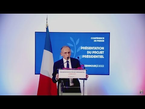 2022 Presidential Election: Éric Zemmour presents his program and assumes the term “remigration”