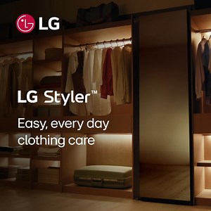 The new LG Styler is more than a steam closet! Refresh, dry and reduce wrinkles all in one machine that takes garment care to the next level. Explore the new built-in high pressure steam gun, keeping you looking sharp and feeling fresh. | LG Global