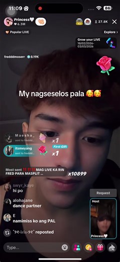 Fred at Princess: Dance Live na Nakakaaliw!