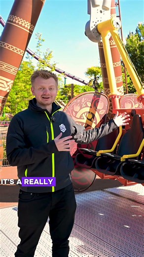 Before the opening of Valgard | Vild Swing #rollercoaster #paultonspark #themepark