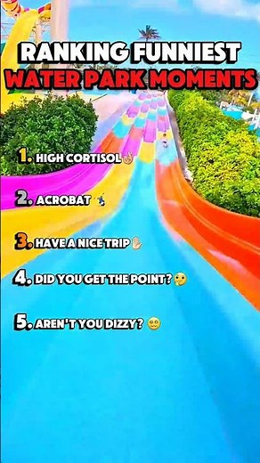RANKING Funniest Water Park Moments!🏊🏻‍♂️💦🤿