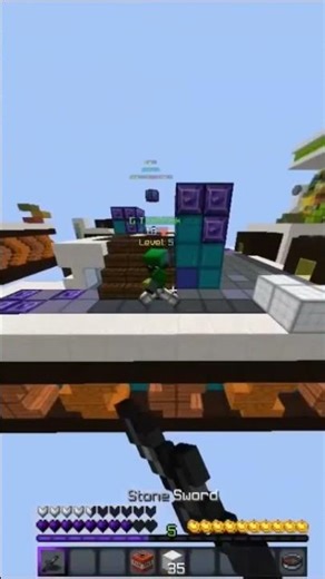 #minecraft #bedwars best clutch| A clip from tomorrow video