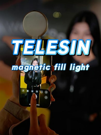 No more bad lighting EVER — it’s literally studio light in your pocket 💕📸 #selfielight #compactlight #magsafe #lighting #gadget #fyp #viral #trending #selfielight #backcamera #mirrorforbackcamera #tiktokshopmademebuyit #photography #light #selfie #filllight #shooting #ringlight #contentcreatortools #vlog #phoneaccessories #magneticlight #contentcreator #telesin #tiktokshopjumpstartsale