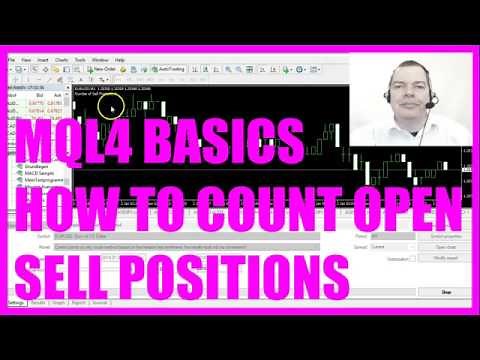MQL4 TUTORIAL BASICS - 29 HOW TO COUNT THE OPEN SELL POSITIONS