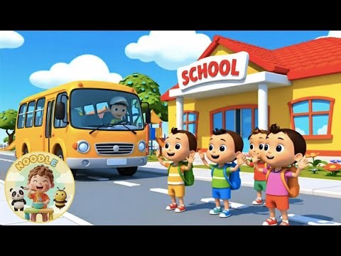 Wheels on the Bus 🚍🎵✨ - Sing Along for Toddlers | Educational Kids Song by NoodleTV