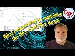 What I discovered by modeling the MFJ -1846 Hex Beam (#159)
