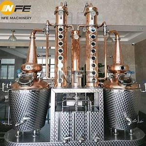 [Hot Item] Turnkey Alcohol Distilling System Still Pot Lyne Arm Columnes Condenser Copper Stiller Made in China