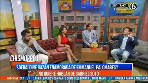1.5K views · 45 reactions | ▶️ "Les encanta decir": Geraldine Bazán negó los rumores sobre un supuesto romance con Emmanuel Palomares.  Los detalles en el #Chismorreo | Telediario Mx | Facebook