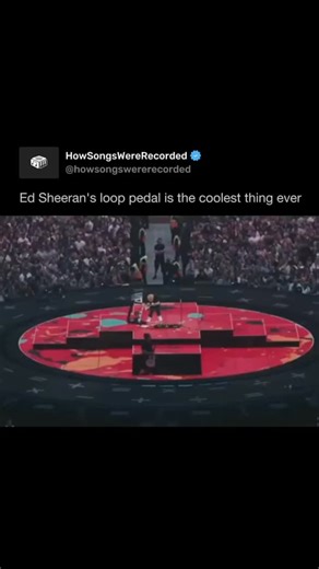 HowSongsWereRecorded | Ed Sheeran’s live performance from the Full Circle documentary showcases his signature loop pedal technique during the Mathematics Tour at... | Instagram