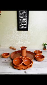 Terracotta pottery collections...... For booking and queries please wp 9474304309 "Transform your space with the beauty of traditional handicrafts. From elegant designs to unique patterns, there's something for every home. 🖤🌟 #HandmadeDecor #TimelessTradition"#art #art #homedecor #home @topfans Amar Mati | AMAR MATI