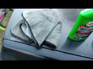 Turtle 🐢 wax color back restorer is a must have for black paint