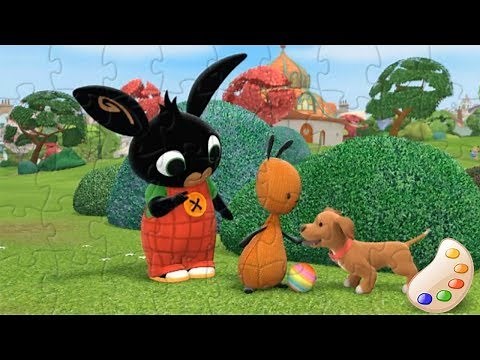 Cbeebies Bing Bunny and Flop Fun Kids puzzle Game
