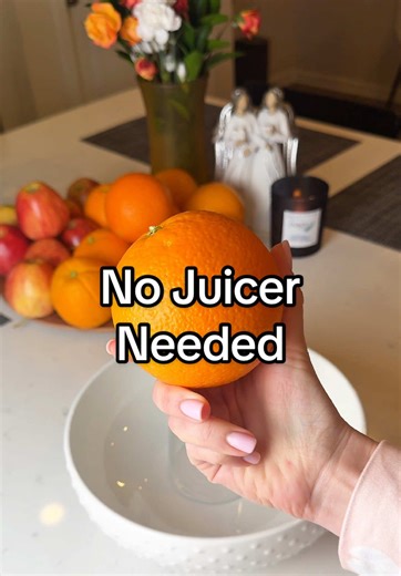 Easy Fresh Orange Juice Without a Juicer