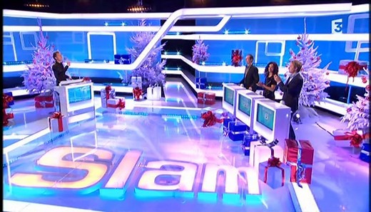 SLAM Le Jeu Des Animateurs - France 3 - Damien Thévenot, Aïda Touihri, Grégory Questel (Plus Belle l