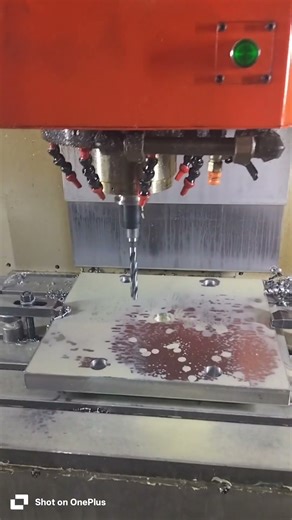 Vmc machine top plate cotting#😱🙏 please support me