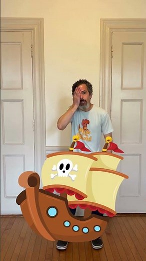 The Pirate Song 4 🏴‍☠️ Counting to Four | Kids Action Song | Fun Movement & Learning with Music