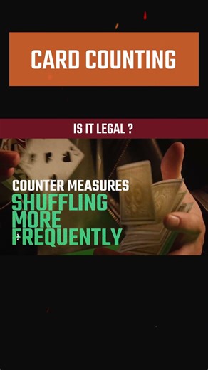 Is card counting ILLEGAL? 🚨 #cardgame #blackjack #cardcounting