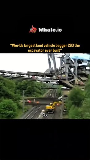 SCIENCE HISTORY ENTERTAINMENT NEWS | Bagger 293 is the largest land vehicle ever built. It is a bucket wheel excavator made in Germany in 1995. It stands 96 meters tall and 225... | Instagram