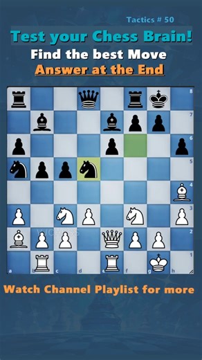 Tactics 50 #chesstactics #chessimprovement #chess