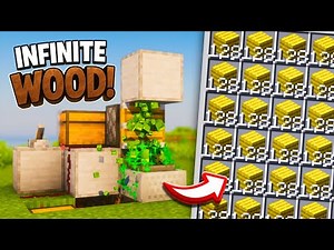 BEST Automatic Wood Farm for Minecraft 1.21 – Super Fast & Easy!