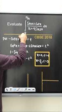 Class 12 maths definite integrals most important question board exam #cbse #educational #pyq #12th