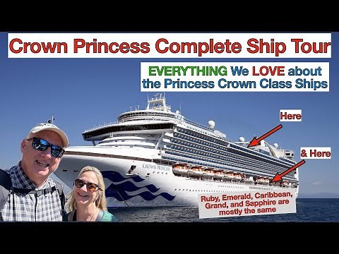 Complete Crown Princess Ship Tour - We tell you our favorite things and show the entire ship.
