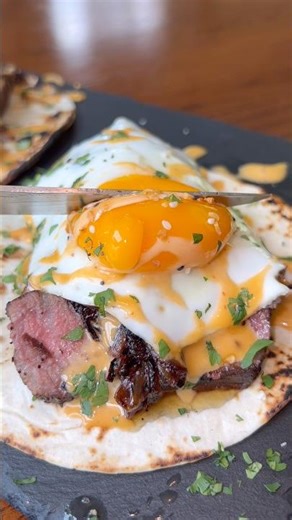 Coffee Crusted Steak & Egg Tacos