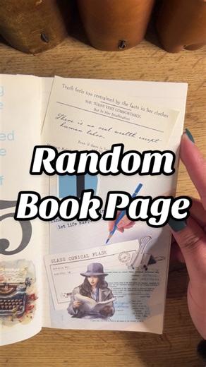 Exploring Random Book Page Ideas for Journaling