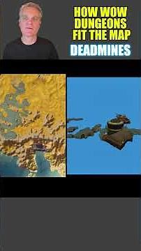 How WoW Dungeons Fit the Map - Deadmines #wowclassic #wowexploration #wowdungeons #worldofwarcraft