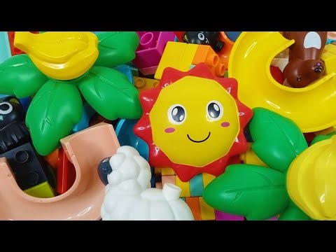 Marble Run ASMR ☆ Build an Exciting And Easy Marble Run With Lego Duplo