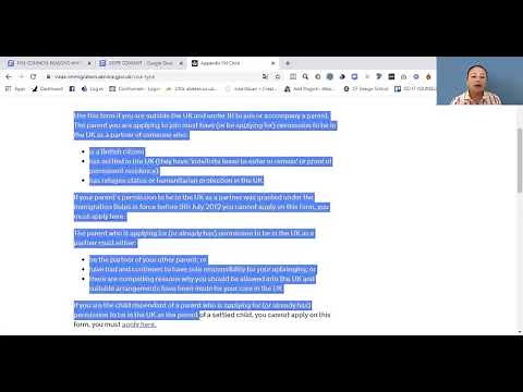 Where to complete an online application for Child Visa in the UK