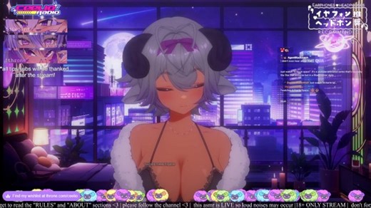 🐏💜【Live 3DIO ASMR】 ♡ warm up with some tingles ♡ [ !discord !throne !socials ]