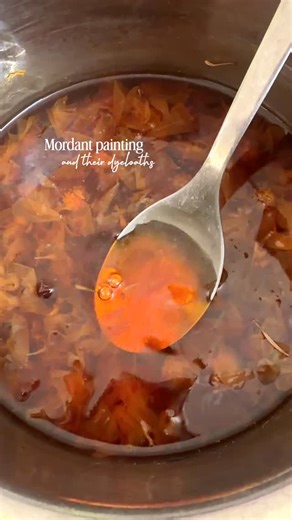 SOLO|Natural dyes | Mordant painting process + natural dye baths. Exploring the art of mordant painting — a gentle, painterly technique where we turn mordants... | Instagram