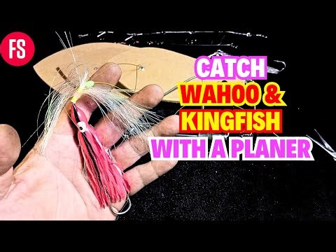 EASY CATCH WAHOO & KINGFISH WITH A PLANER BOARD AND BONITO BAIT STRIPS || Go Deep With Planers