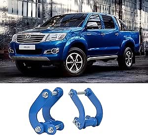 2Pcs Rear Comfort Leveling Shackles Lift Up Kits Fit for HILUX Vigo/Tocoma 2005-2014,2Pcs Rear Leaf Spring Shackle