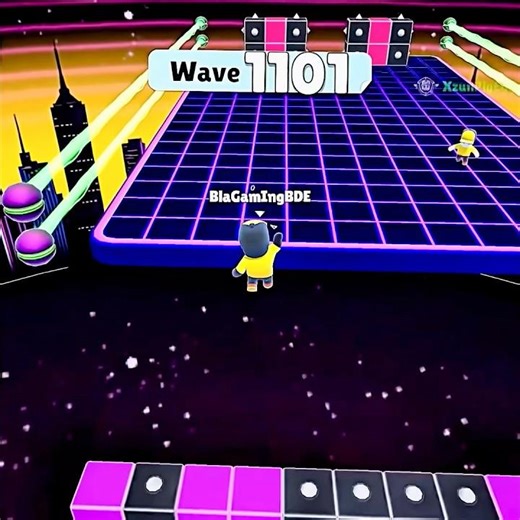 Stumble Guys Block Dash Endless Insane save at wave 1000+🔥#stumbleguys