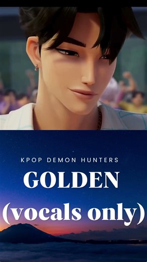 Golden (K-Pop Demon Hunters) [Official Studio Acapella] 🎙️ #Shorts #viralsound #kpopdemonhunters