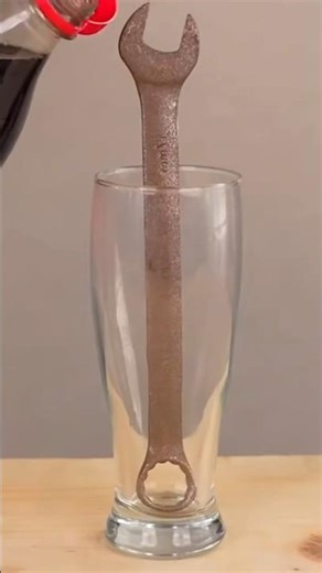 Secret Experiment: Removing Rust with Soda #diy #diyprojects #lifehack #ideas #shorts