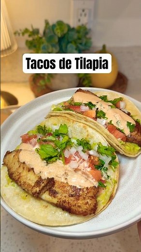Easy and Quick Tilapia Fish Taco Recipe🐠💚