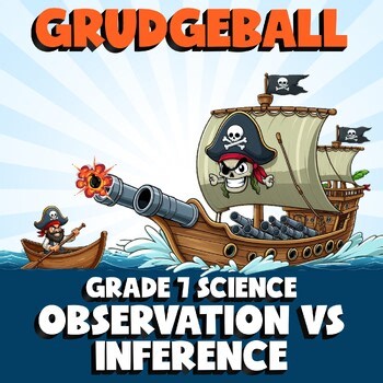 Observation vs Inference GRUDGEBALL Science Game - No Prep Grade 7 Review